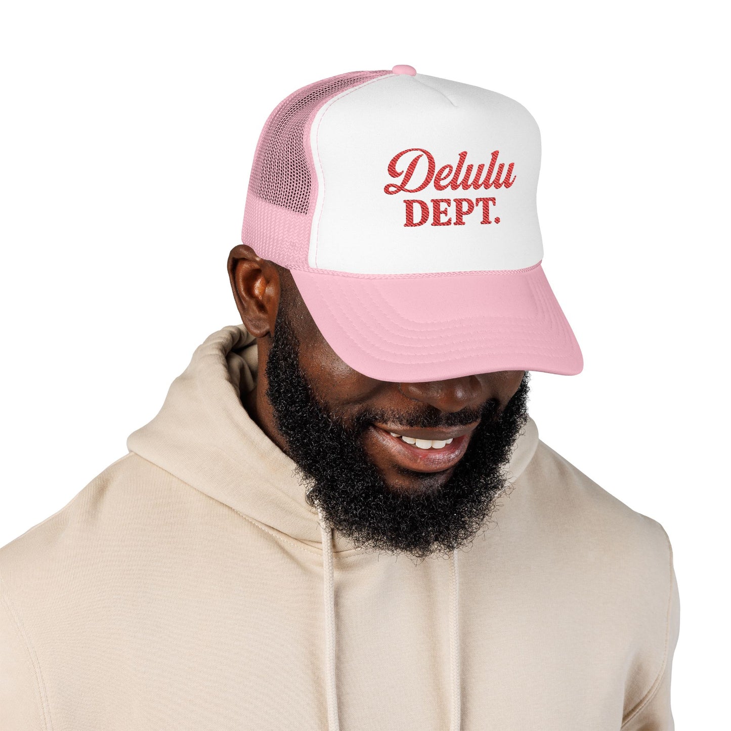 Embroidered Trucker Hat - Delulu Department