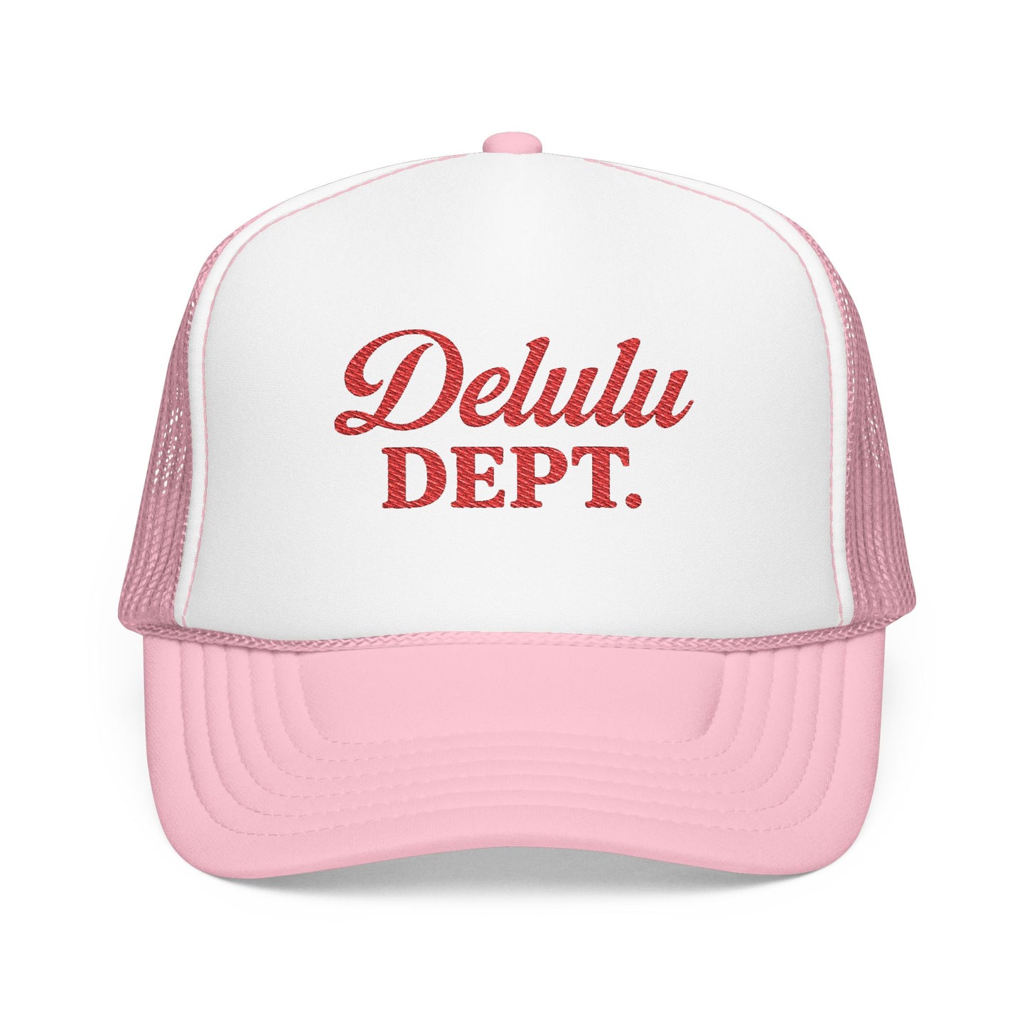 Embroidered Trucker Hat - Delulu Department