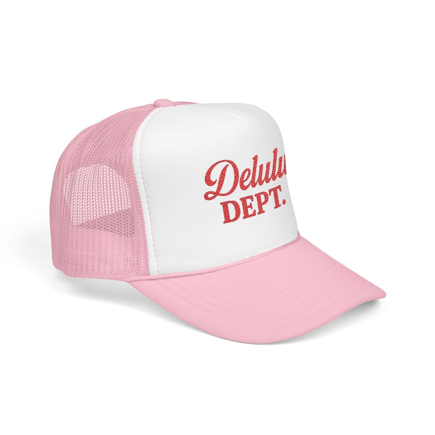 Embroidered Trucker Hat - Delulu Department