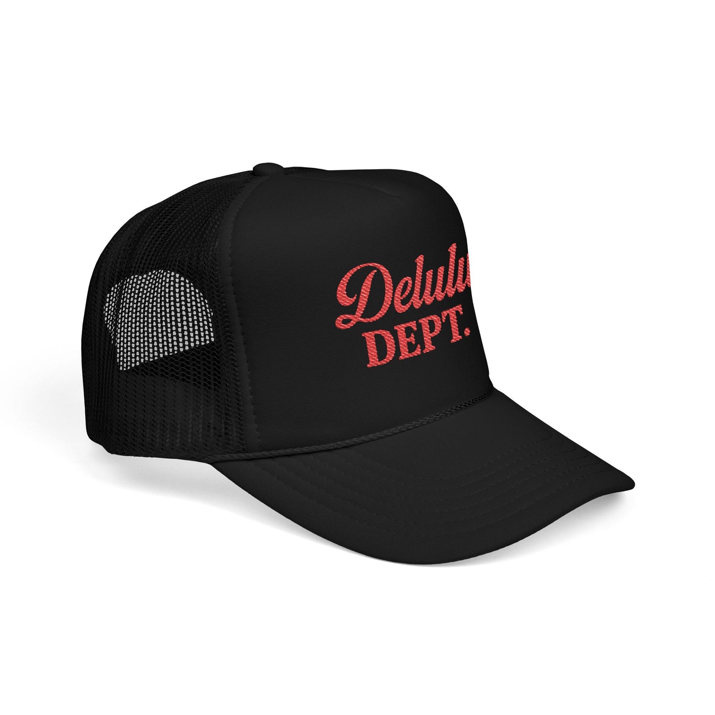 Embroidered Trucker Hat - Delulu Department