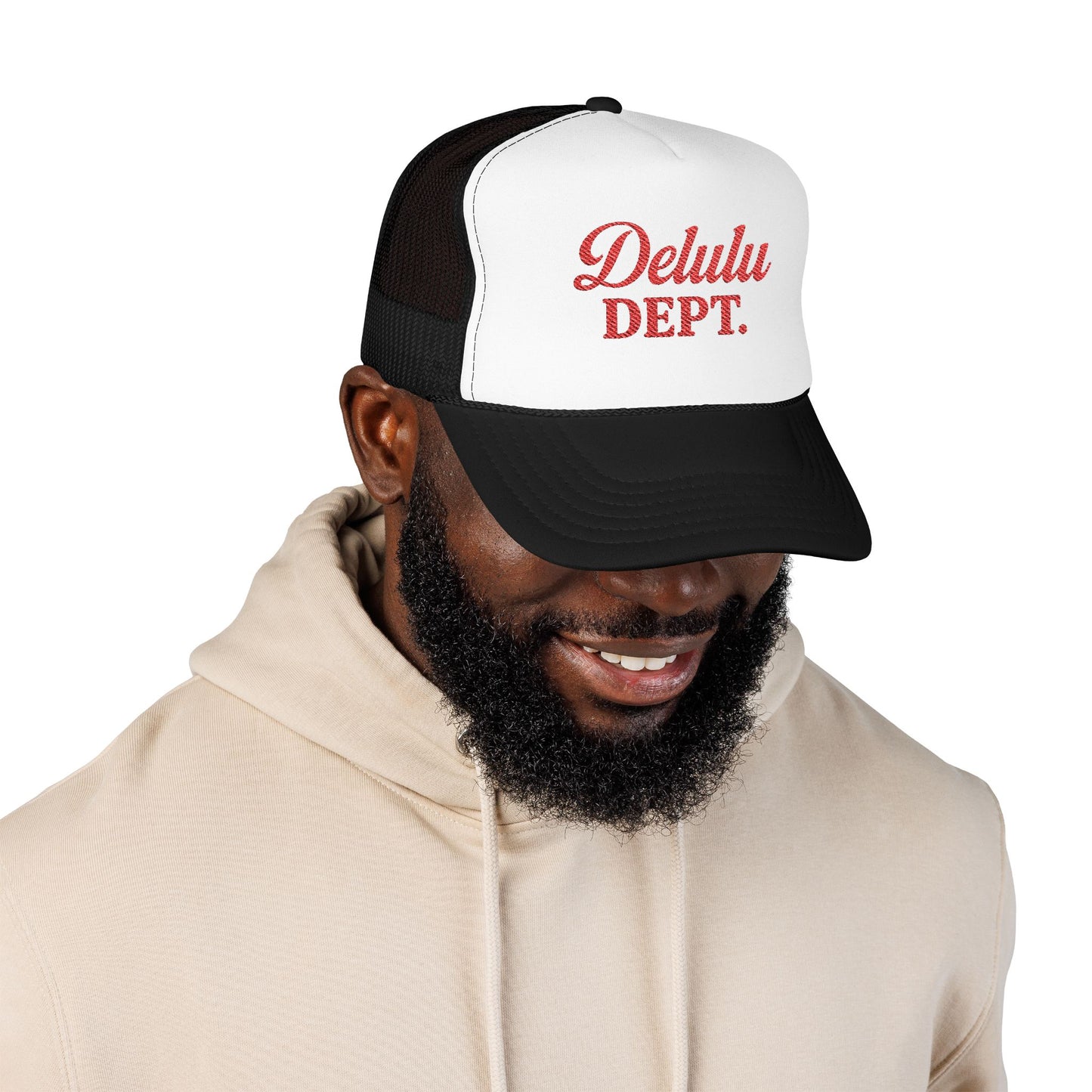 Embroidered Trucker Hat - Delulu Department