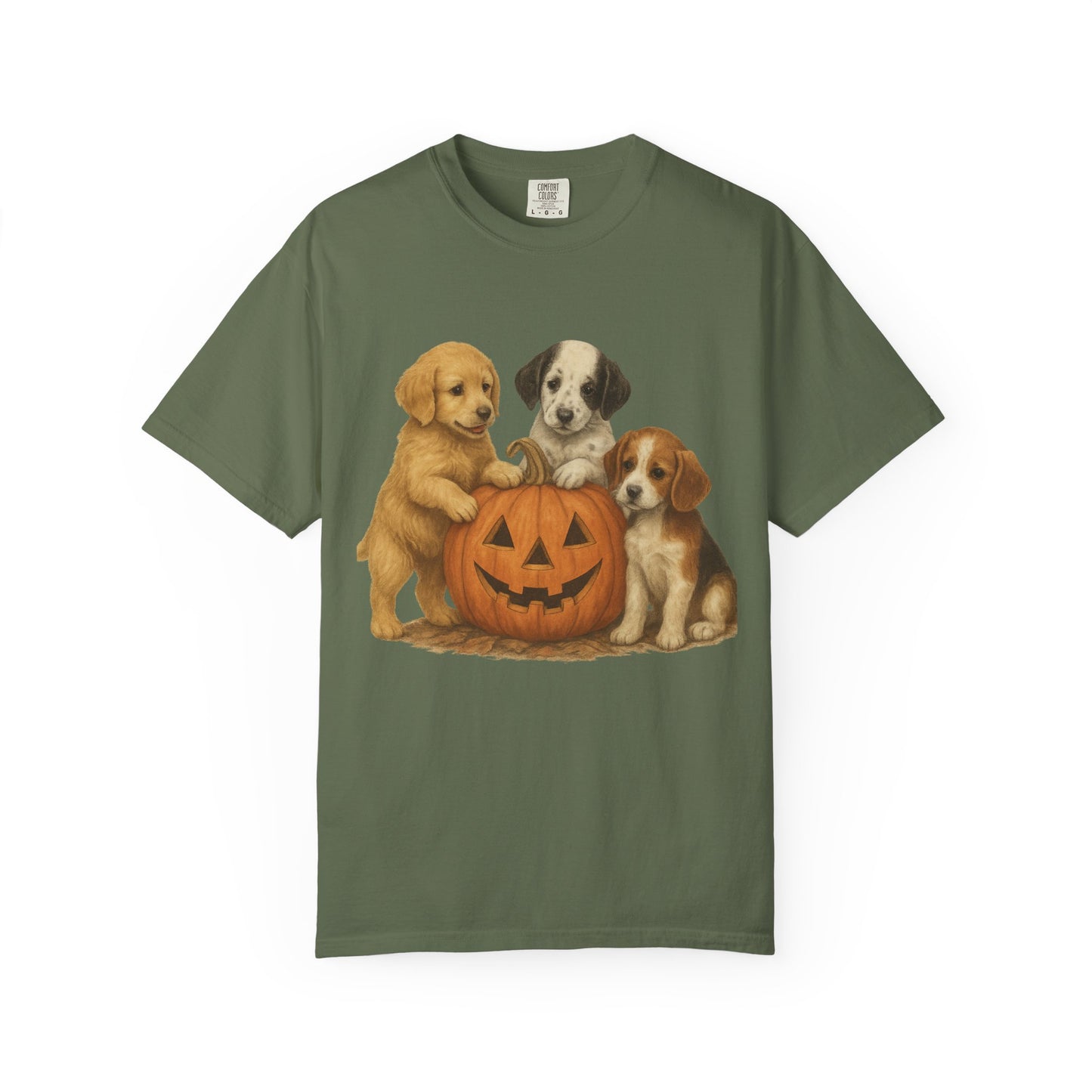 Vintage Halloween Puppies T-Shirt