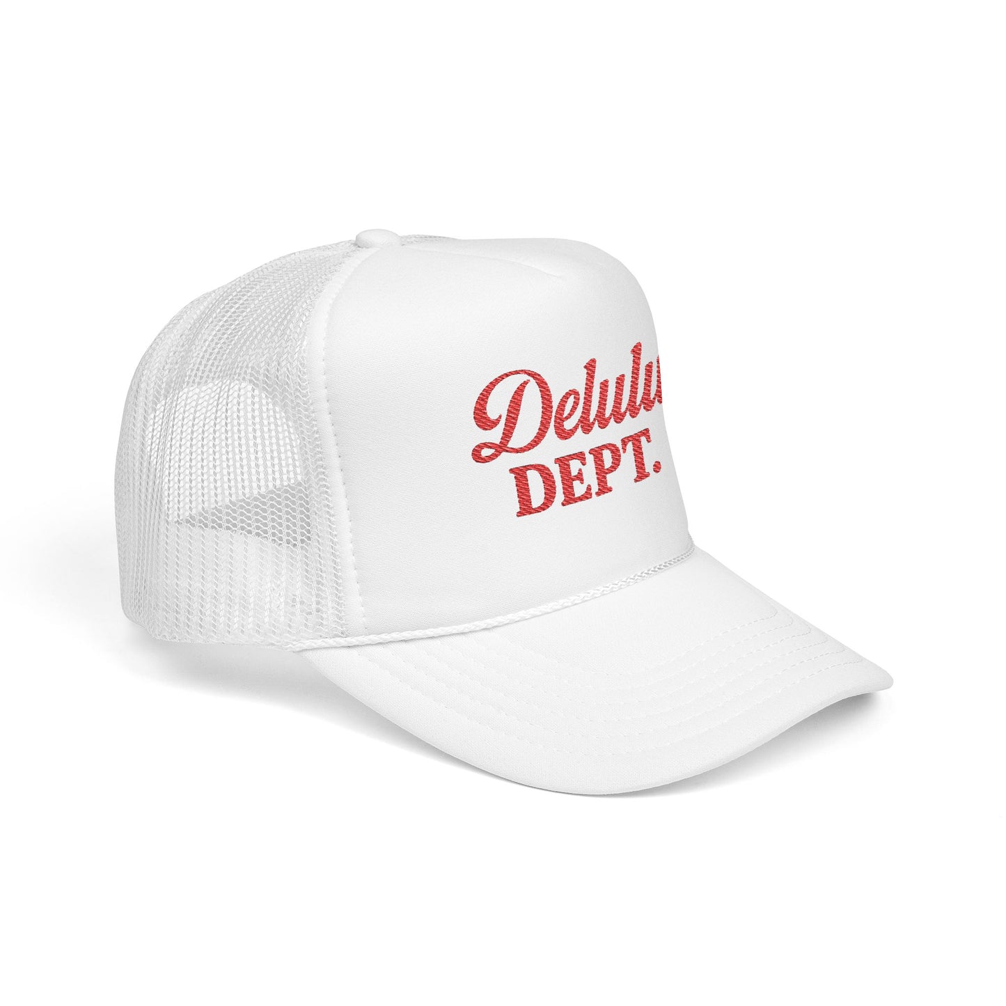 Embroidered Trucker Hat - Delulu Department
