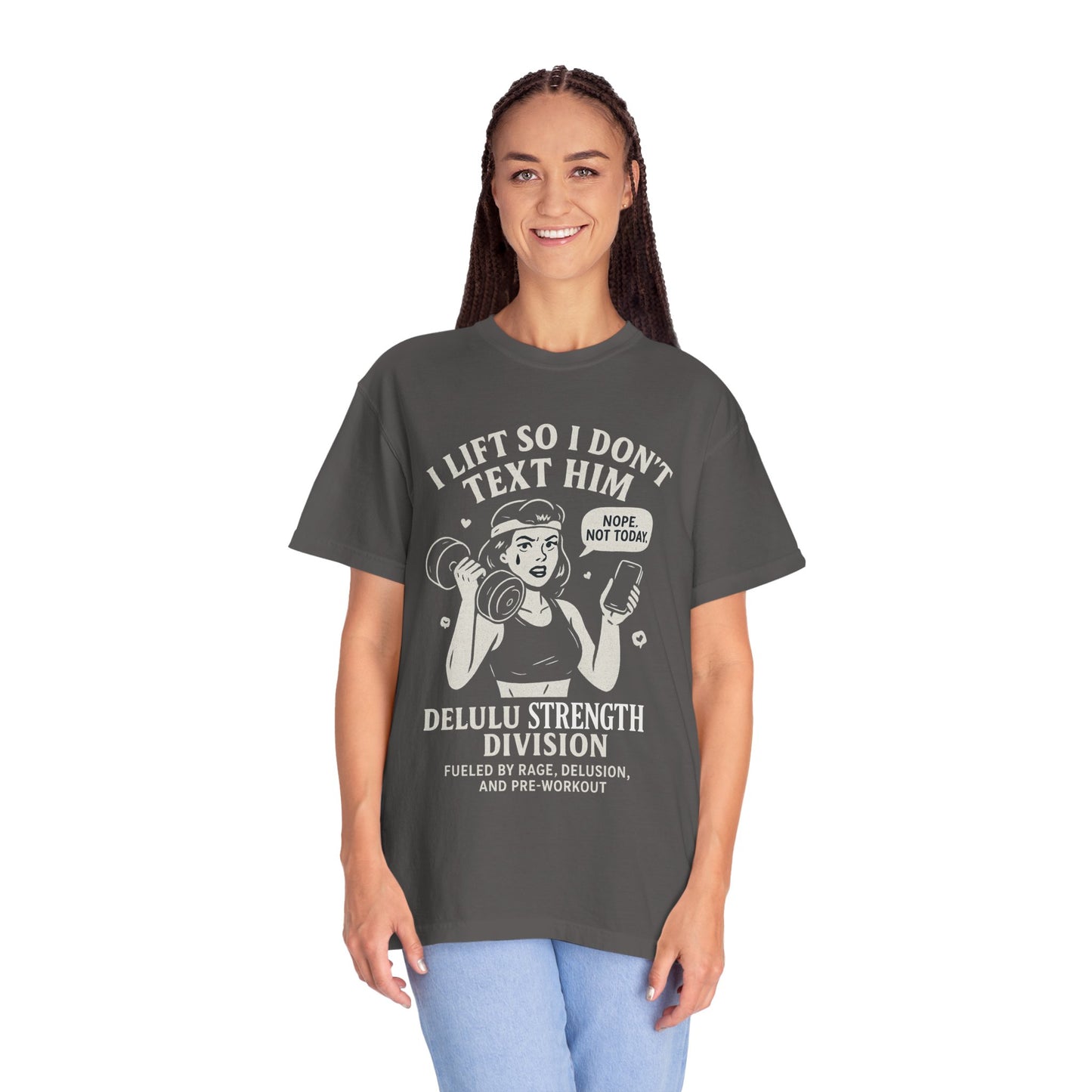 I Lift So I Don't Text Him Workout Shirt