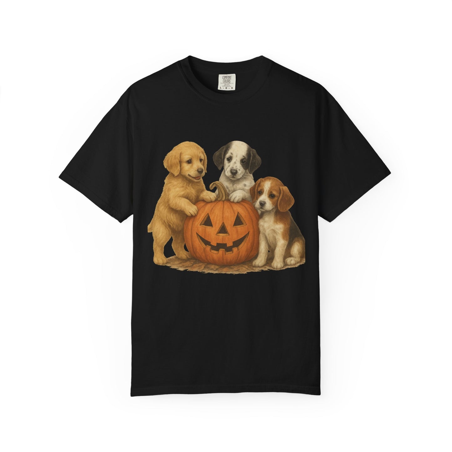 Vintage Halloween Puppies T-Shirt