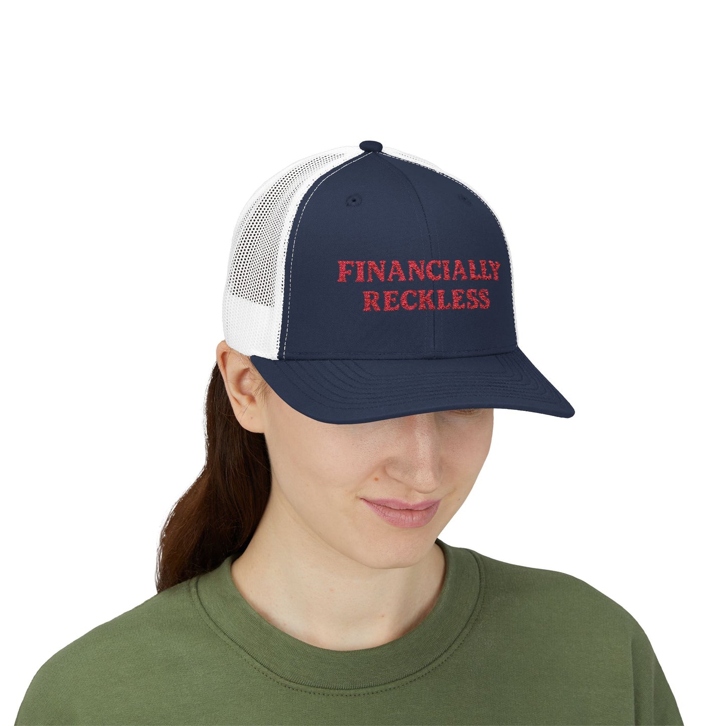Reckless Snapback Trucker Cap for Shopaholic Girls