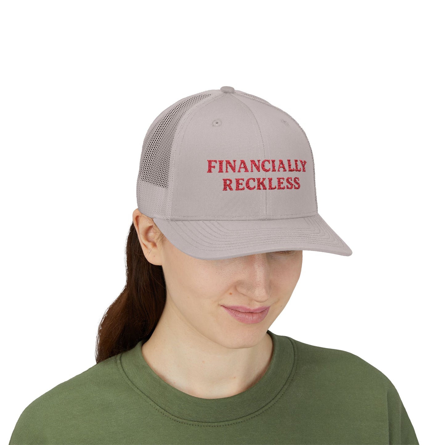Reckless Snapback Trucker Cap for Shopaholic Girls