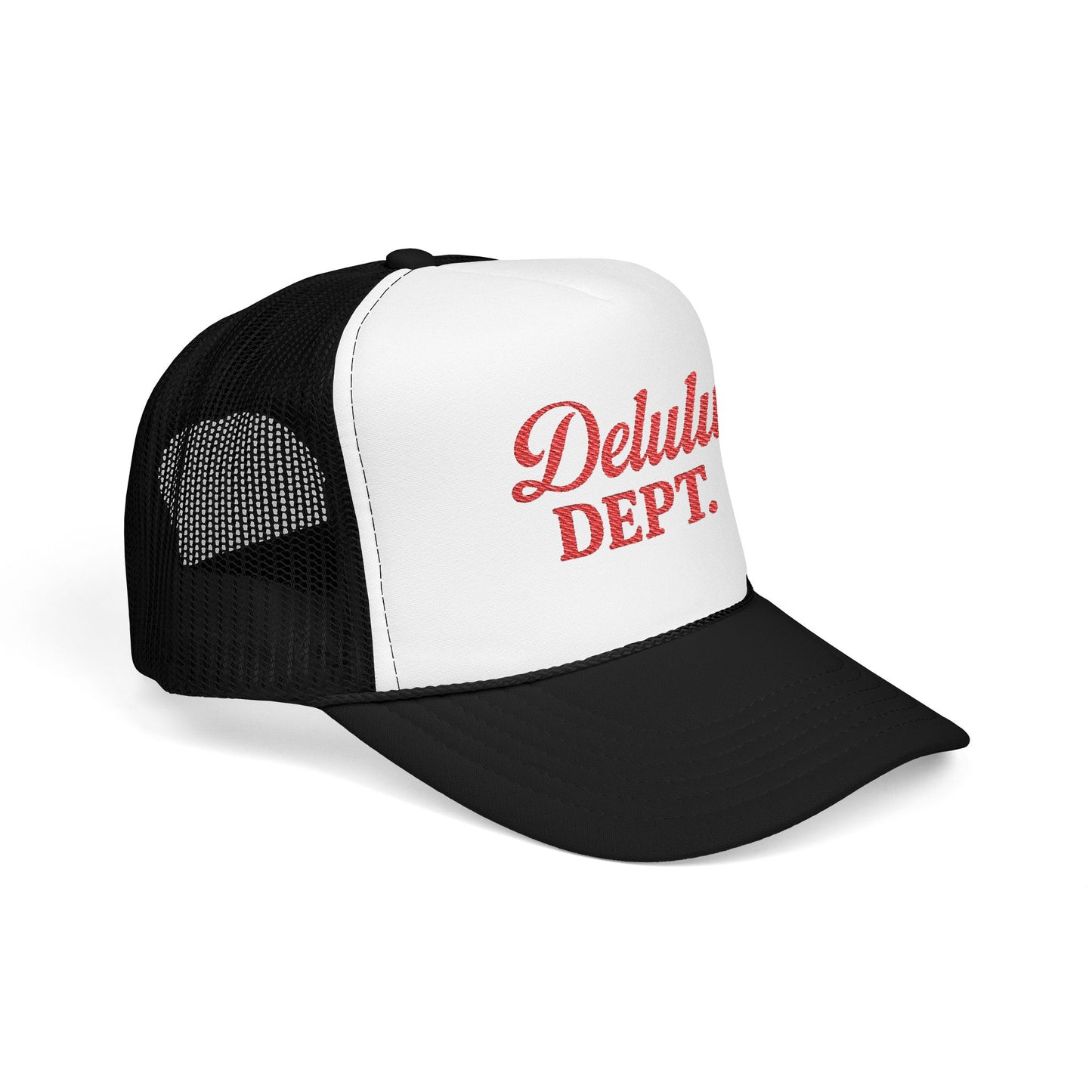 Embroidered Trucker Hat - Delulu Department