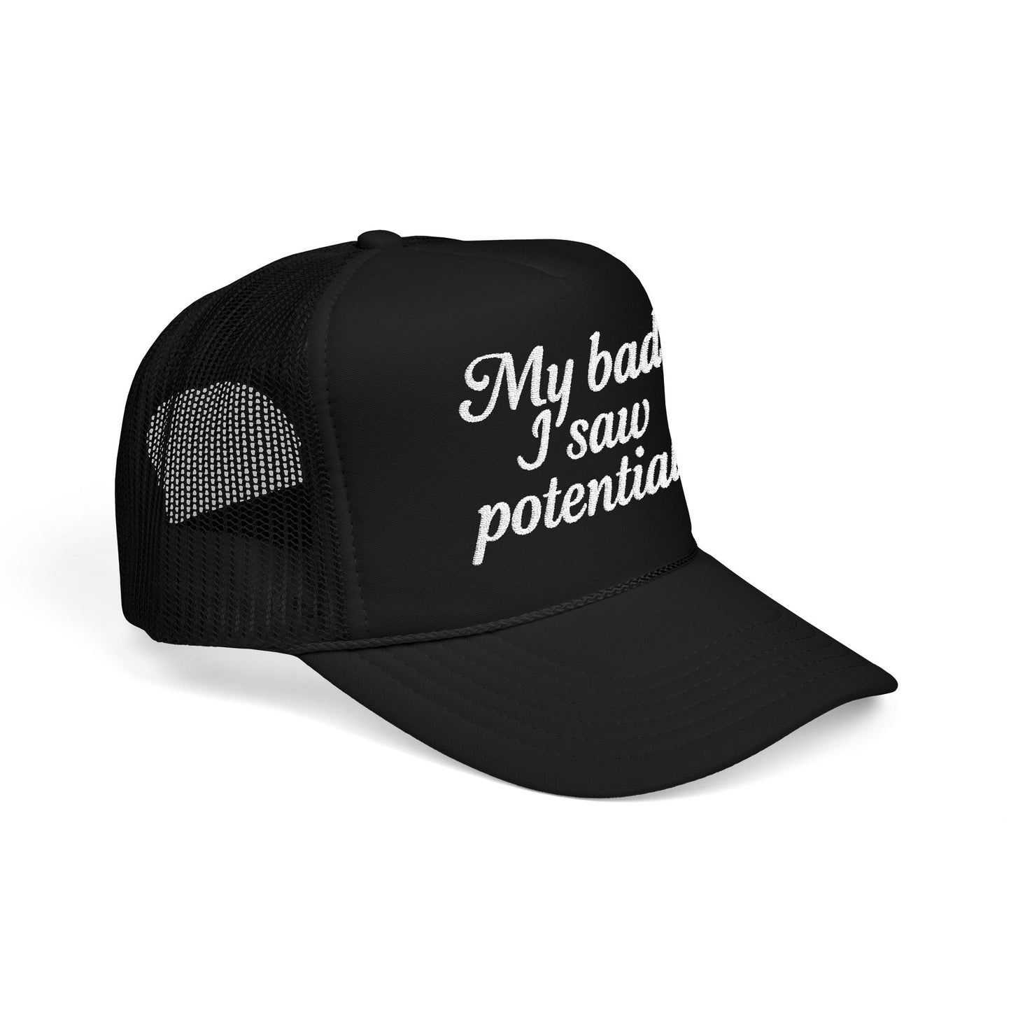 My Bad Embroidered Trucker Hat